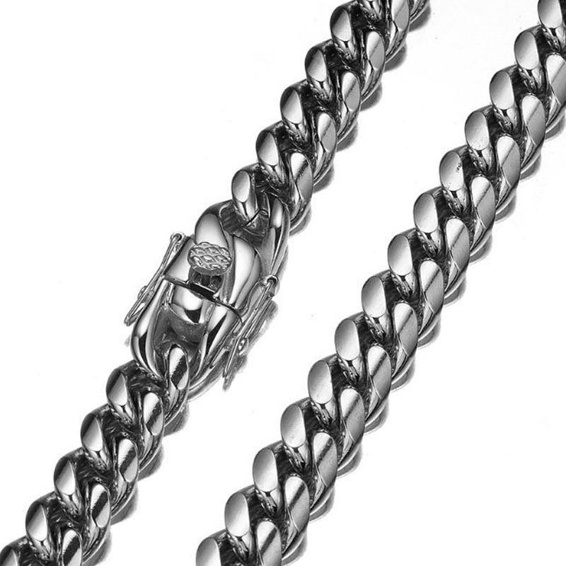 316L Stainless Steel Miami Cur - đánh giá và giá Cuban Link Chain 12Mm