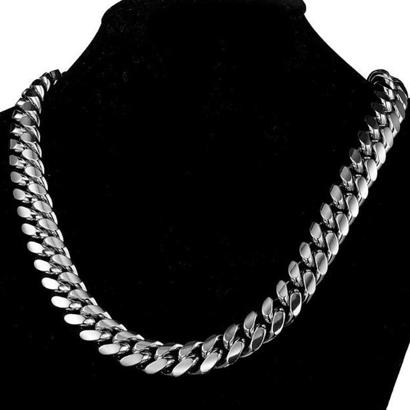 316L Stainless Steel Miami Cur - đánh giá và giá Cuban Link Chain 12Mm