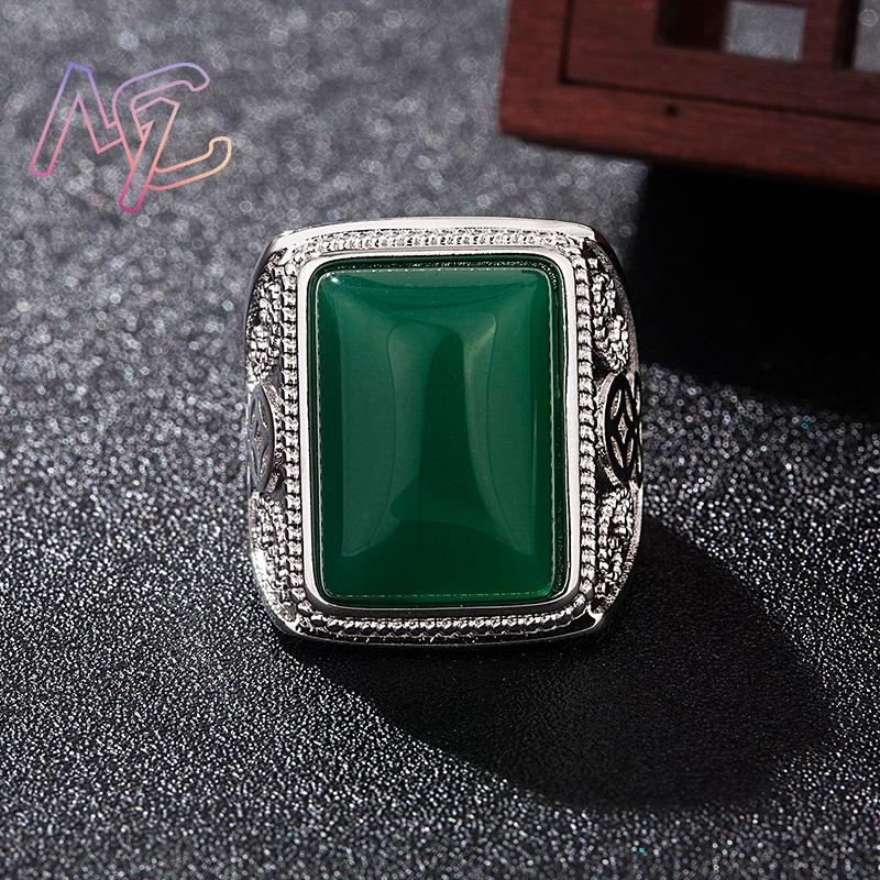 Green Natural Jade Rings Real  - đánh giá và giá Rings