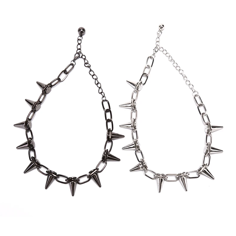 Goth Rock Biker Spike Rivet Co - đánh giá và giá Goth Punk Spike Choker