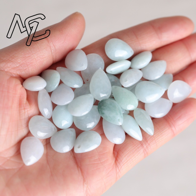 5PC Natural Jade Emerald Water - đánh giá và giá Earrings
