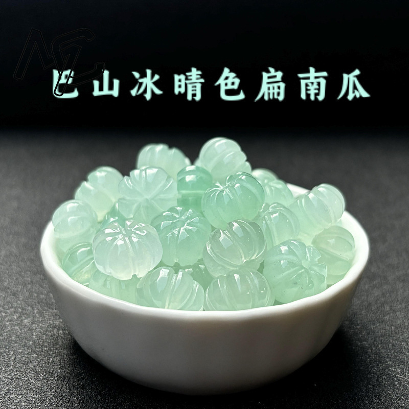 10pcs A Green Jade Pumpkin Bea - đánh giá và giá Earrings
