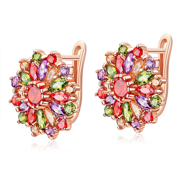 Natural Crystal Flower Earring - đánh giá và giá Earrings
