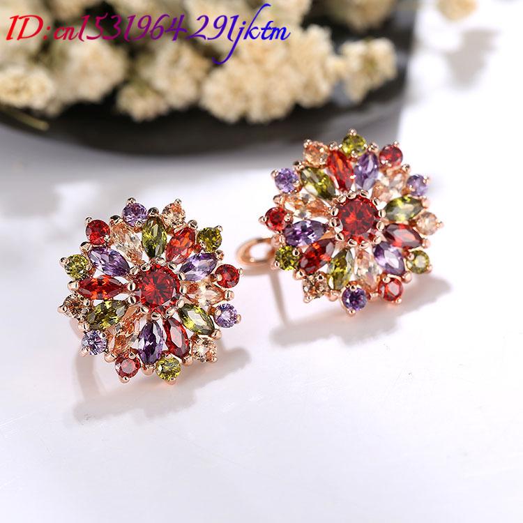 Natural Crystal Flower Earring - đánh giá và giá Earrings