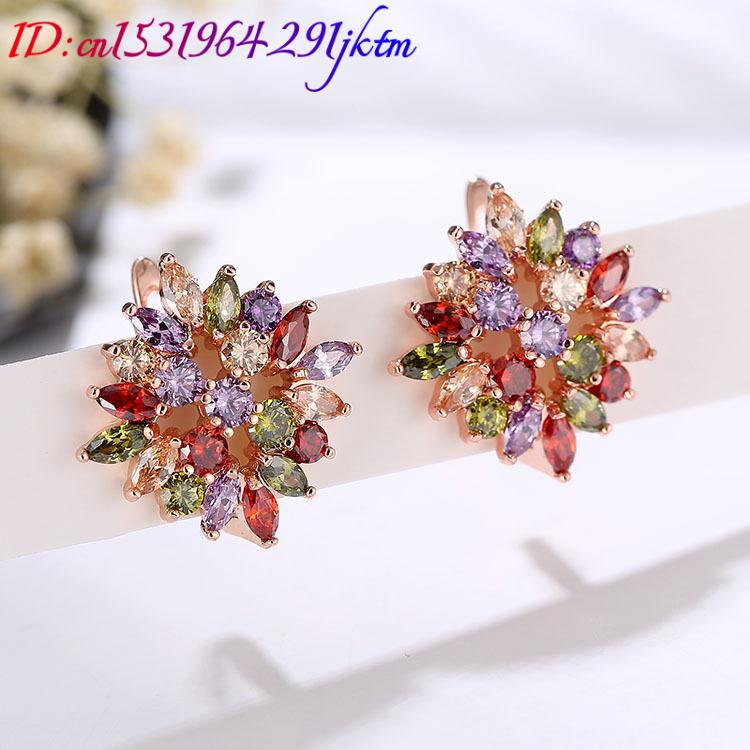 Natural Crystal Flower Earring - đánh giá và giá Earrings