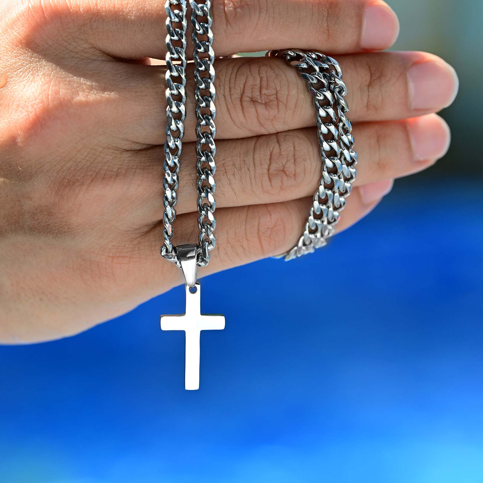 High Quality Cross Necklace fo - đánh giá và giá Cuban Link Chain 12Mm