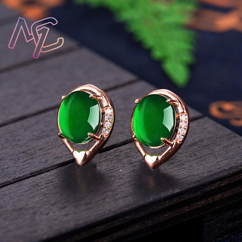 Natural Jade Flower Earrings S - đánh giá và giá Earrings