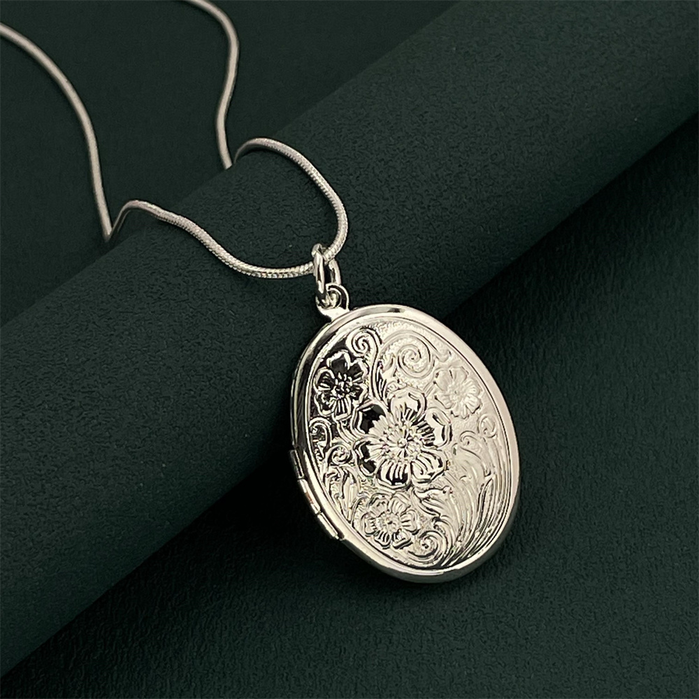 925 Silver Snake Necklace Oval - đánh giá và giá 925 Sterling Silver Chain Necklace Men