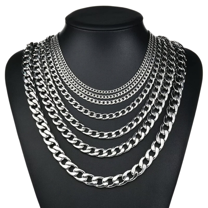 YQ 3MM-10MM 316L Stainless Ste - đánh giá và giá Cuban Link Chain 12Mm